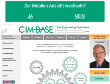 Tablet Screenshot of cim-base.de